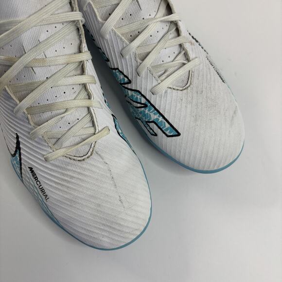 Nike Mercurial Vapor 15 Club FG/MG White Blue Soccer Cleats DJ5963-146 Size 7 - Picture 10 of 11